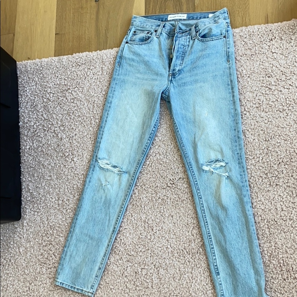 Denim Forum ex-boyfriend jeans